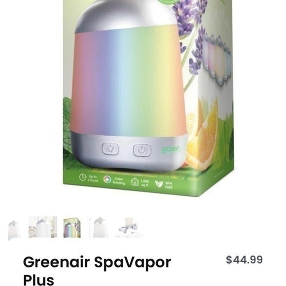 Like new Green𝙖𝙞𝙧 Essential Oil Diffuser SpaVapor + Changes Color - Picture 7 of 15